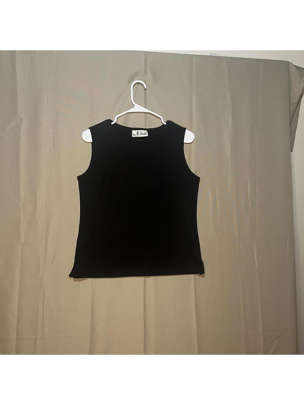 Black Tank Top blouse Size S